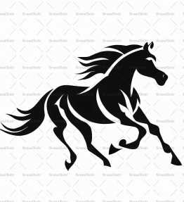 Galoppierendes Pferd